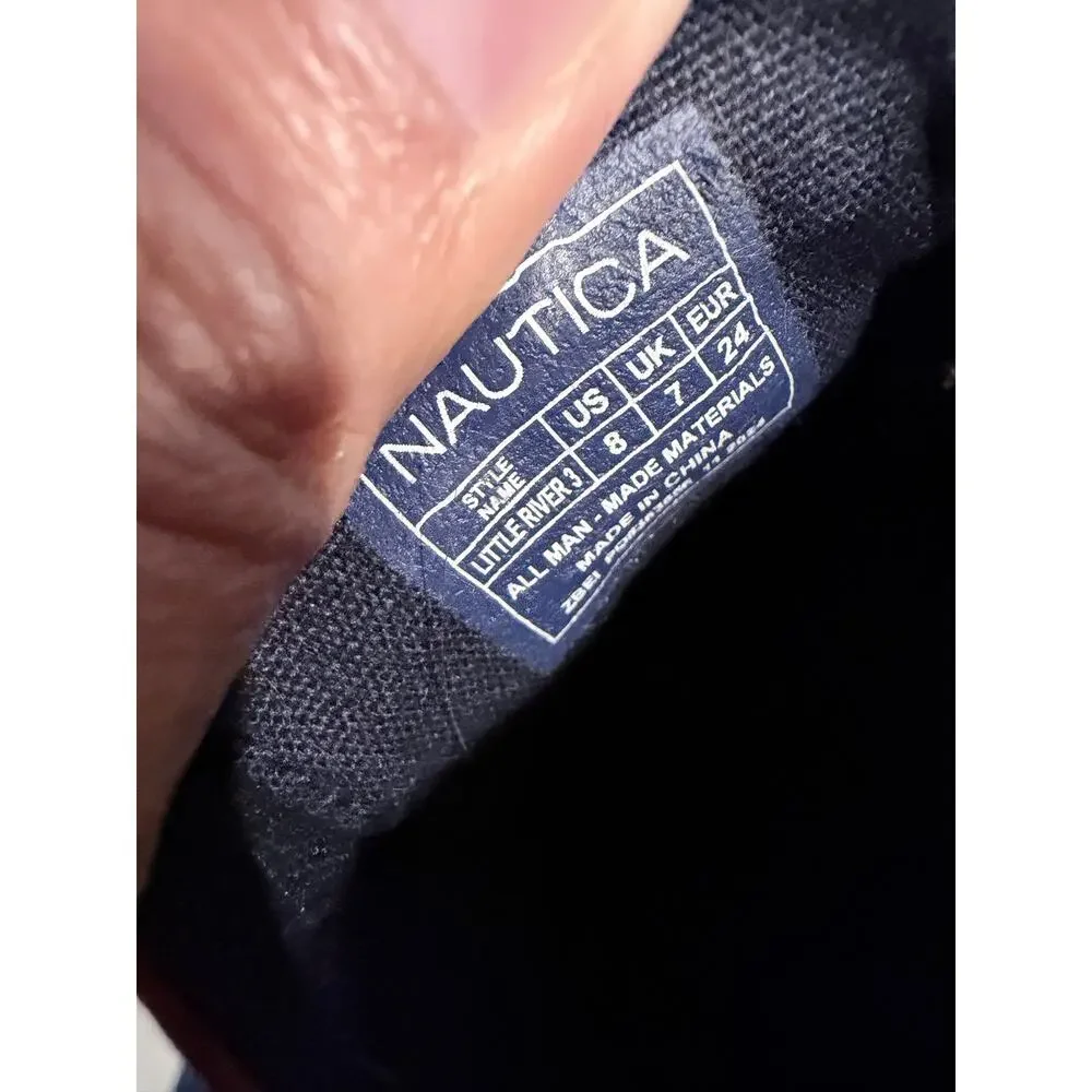 Nautica Brown Toddler Boat Shoes Size 8